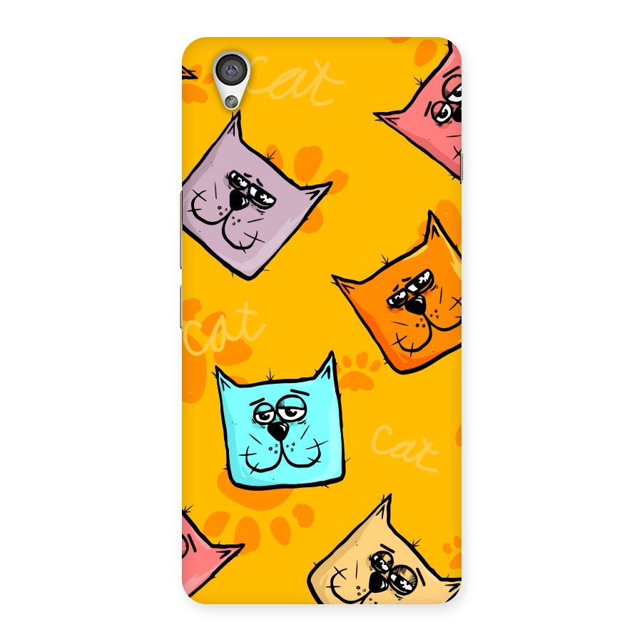 Cute Cat Pattern Back Case for OnePlus X