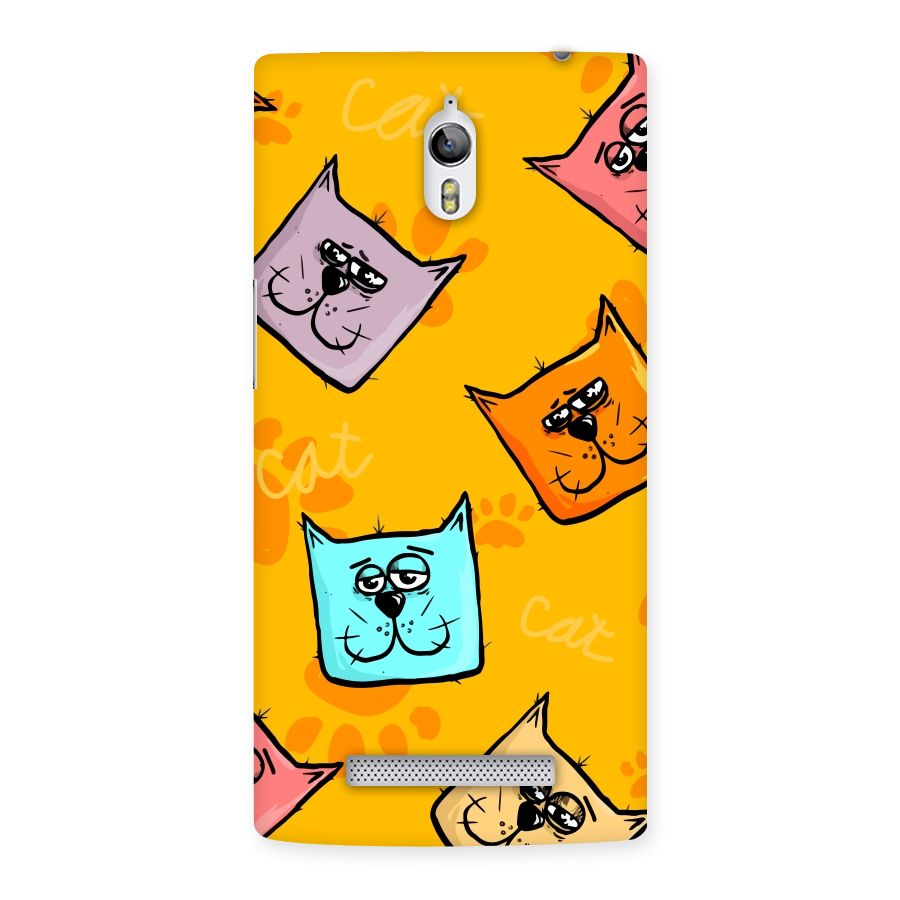 Cute Cat Pattern Back Case for Oppo Find 7