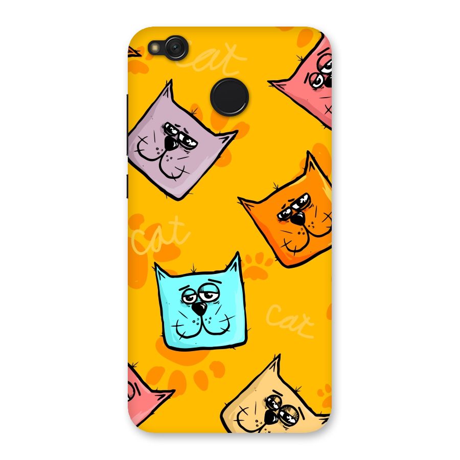 Cute Cat Pattern Back Case for Redmi 4