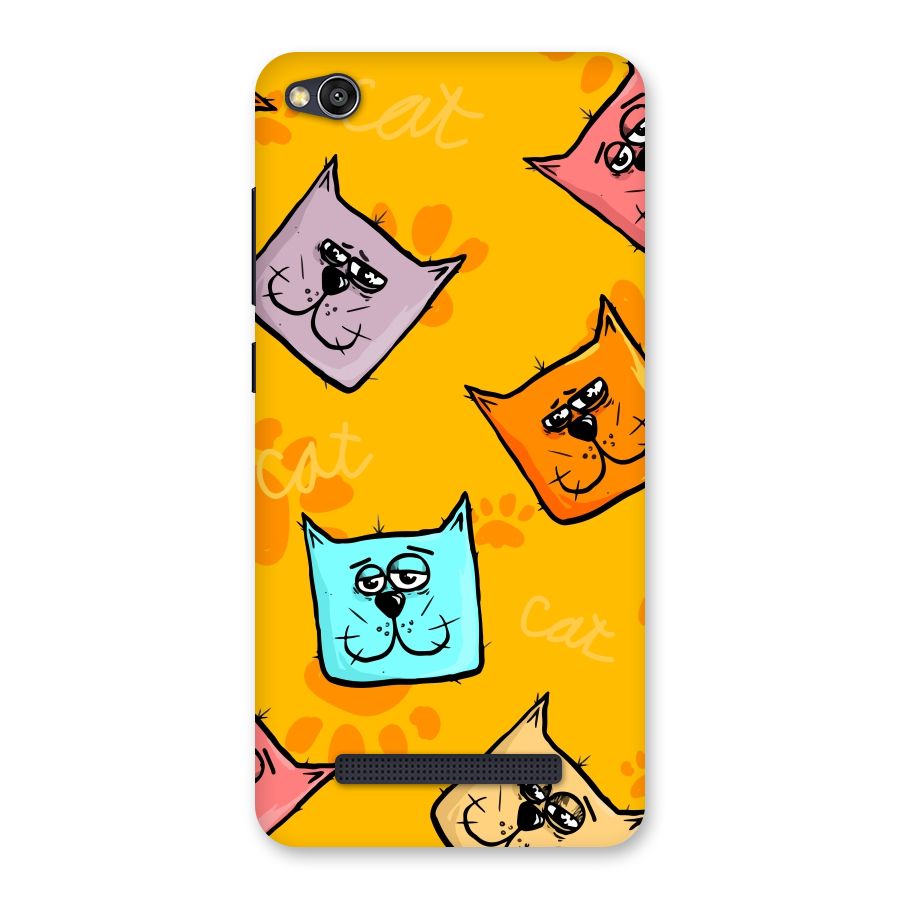 Cute Cat Pattern Back Case for Redmi 4A