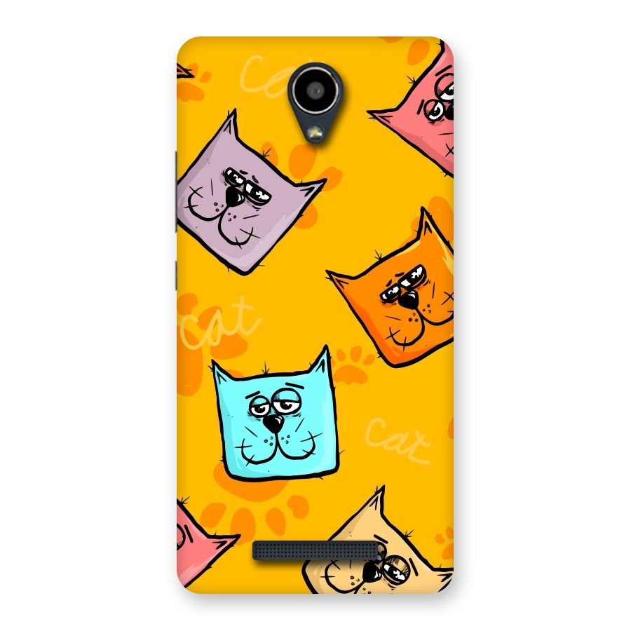 Cute Cat Pattern Back Case for Redmi Note 2
