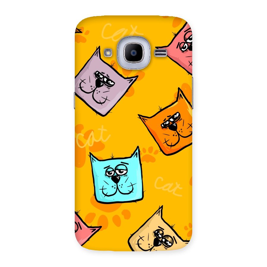 Cute Cat Pattern Back Case for Samsung Galaxy J2 2016