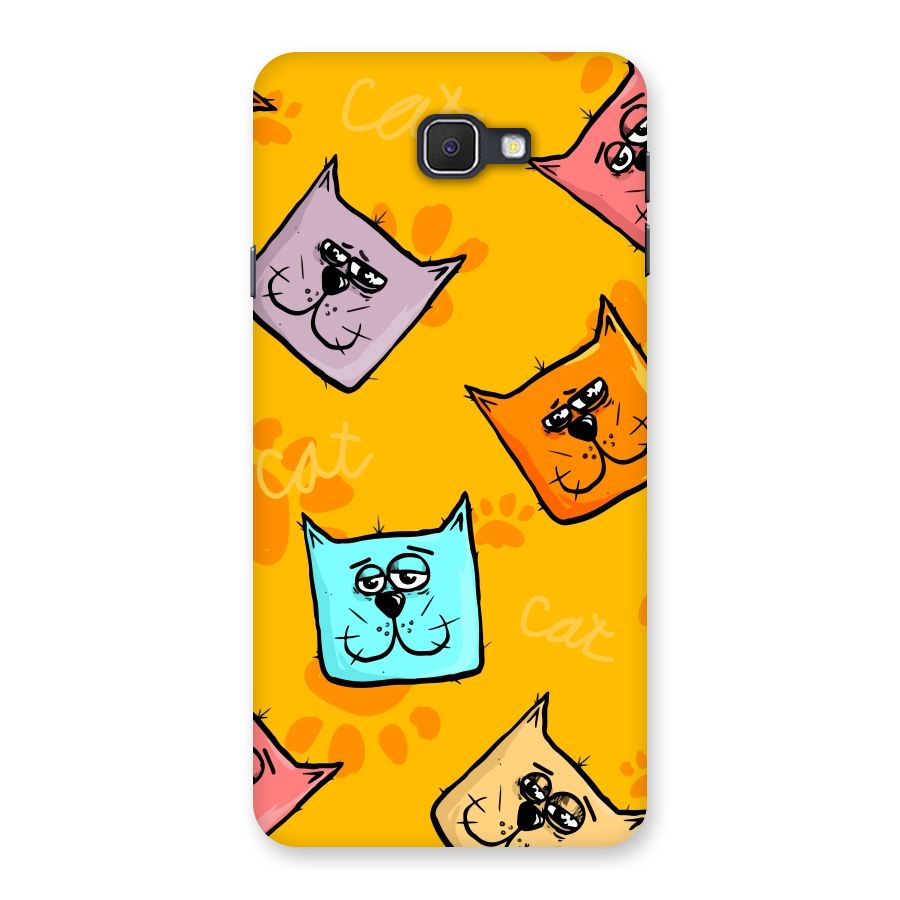 Cute Cat Pattern Back Case for Samsung Galaxy J7 Prime