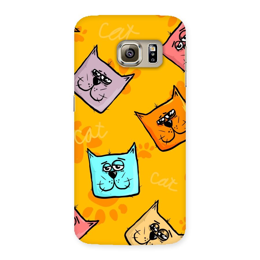 Cute Cat Pattern Back Case for Samsung Galaxy S6 Edge