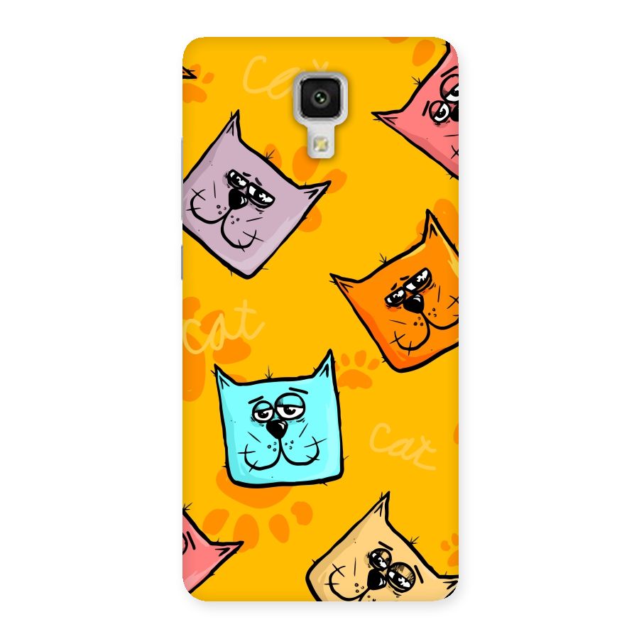Cute Cat Pattern Back Case for Xiaomi Mi 4