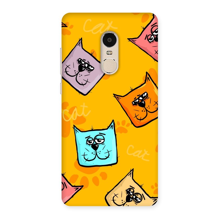 Cute Cat Pattern Back Case for Xiaomi Redmi Note 4