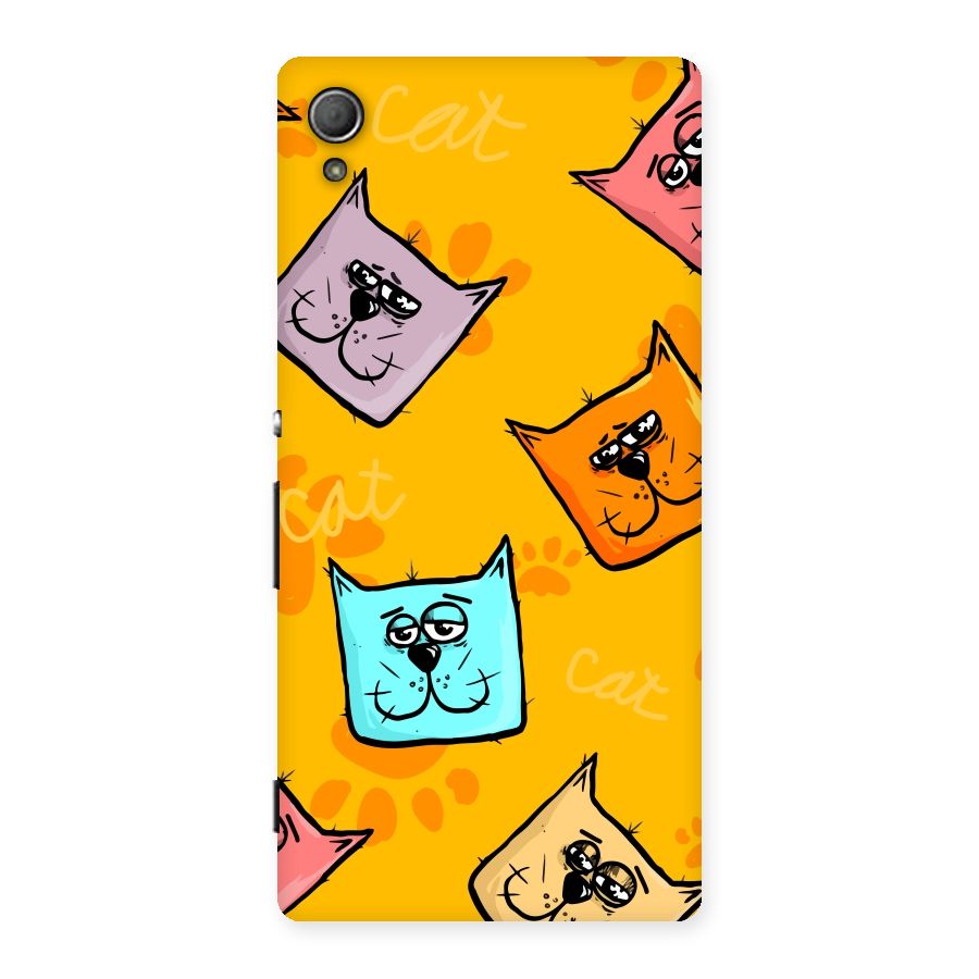 Cute Cat Pattern Back Case for Xperia Z4