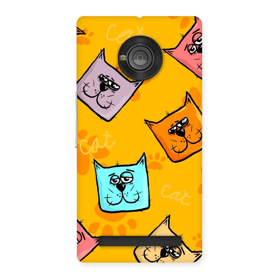 Cute Cat Pattern Back Case for Yu Yunique