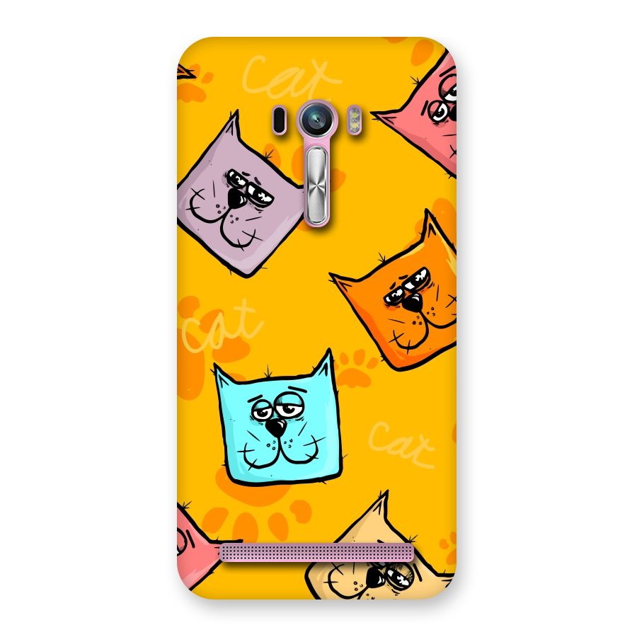 Cute Cat Pattern Back Case for Zenfone Selfie