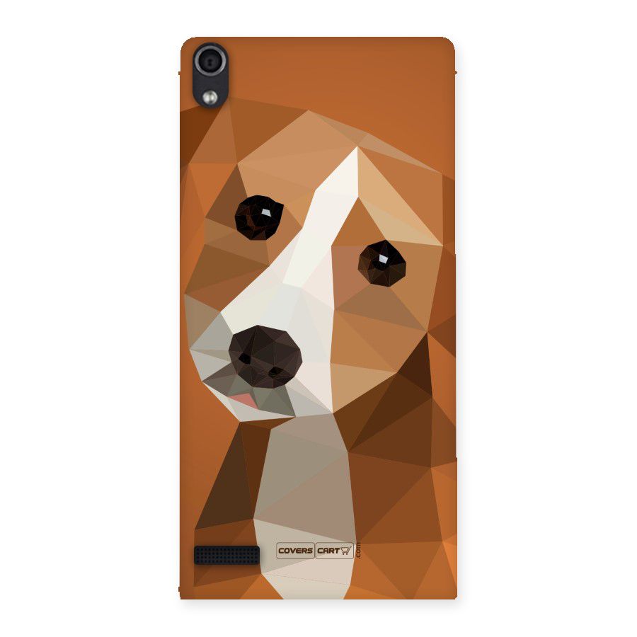 Cute Dog Back Case for Ascend P6