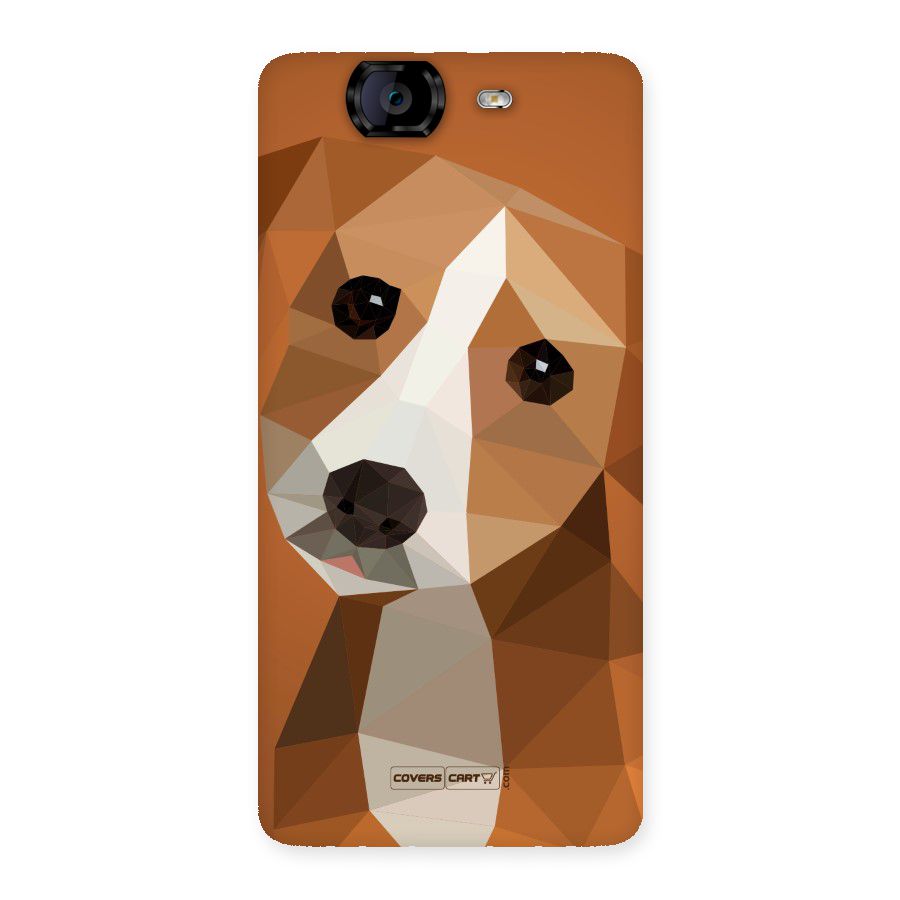 Cute Dog Back Case for Canvas Knight A350