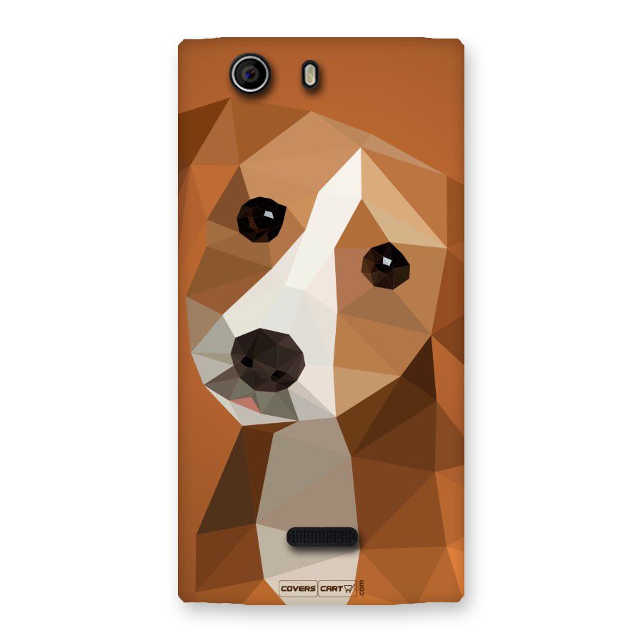 Cute Dog Back Case for Canvas Nitro 2 E311