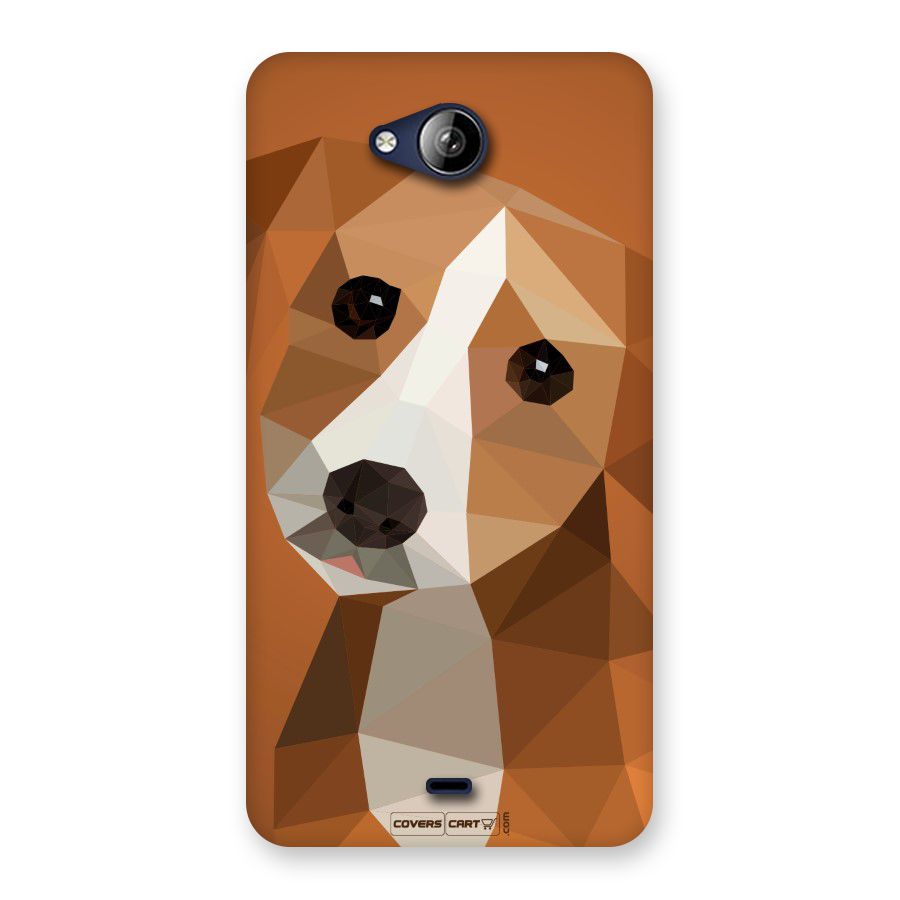 Cute Dog Back Case for Canvas Play Q355