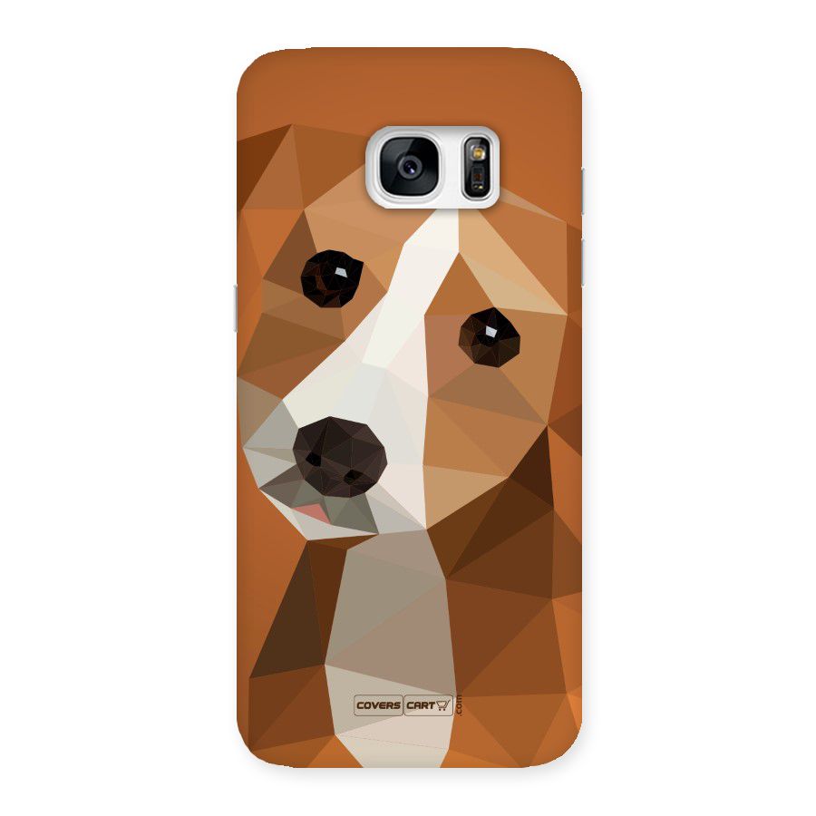 Cute Dog Back Case for Galaxy S7 Edge