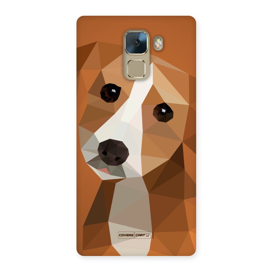 Cute Dog Back Case for Huawei Honor 7