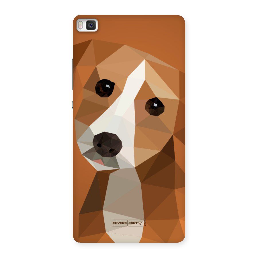 Cute Dog Back Case for Huawei P8