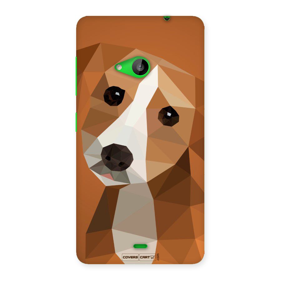 Cute Dog Back Case for Lumia 535