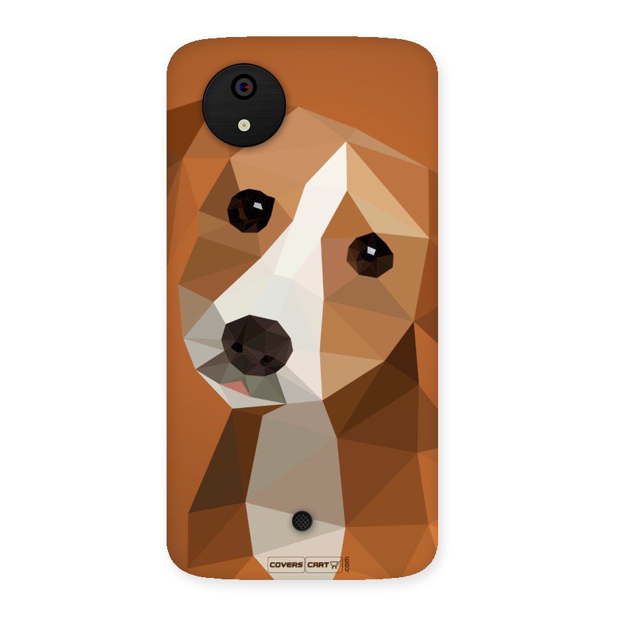 Cute Dog Back Case for Micromax Canvas A1