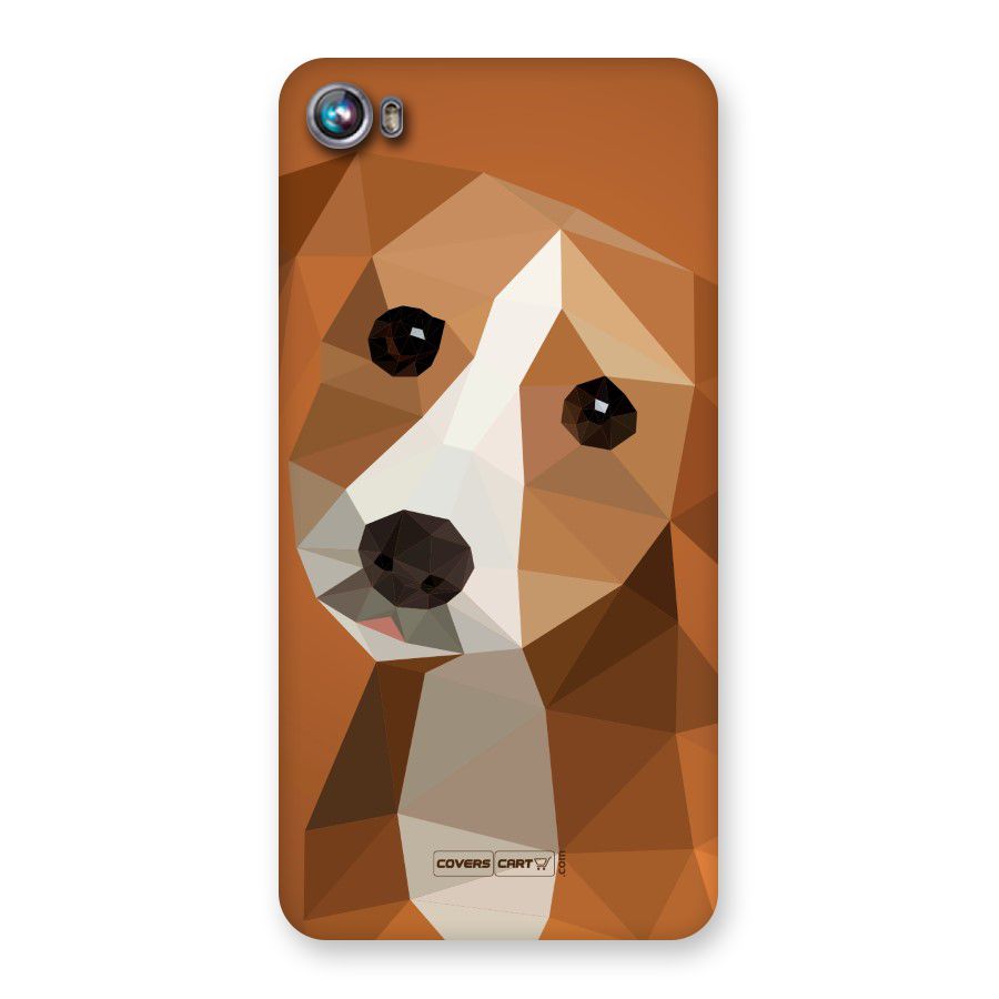 Cute Dog Back Case for Micromax Canvas Fire 4 A107