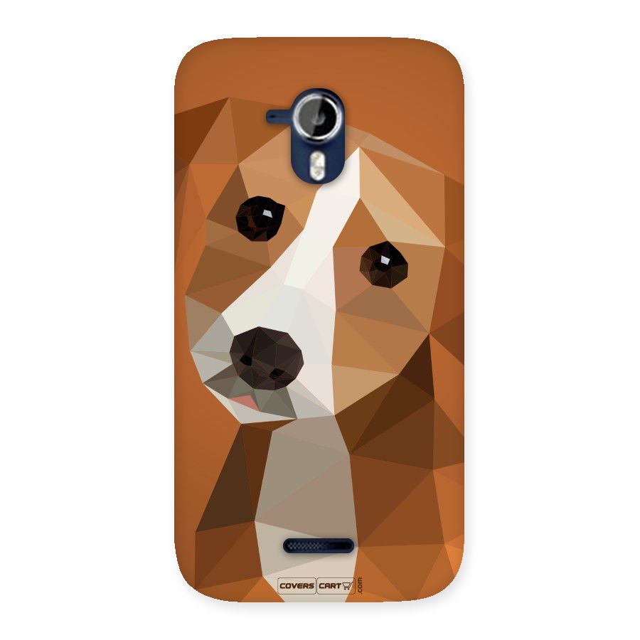 Cute Dog Back Case for Micromax Canvas Magnus A117