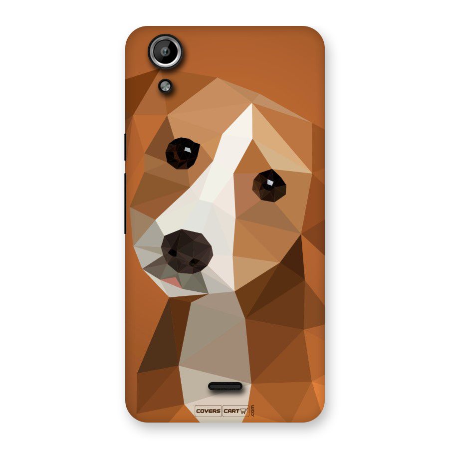 Cute Dog Back Case for Micromax Canvas Selfie Lens Q345