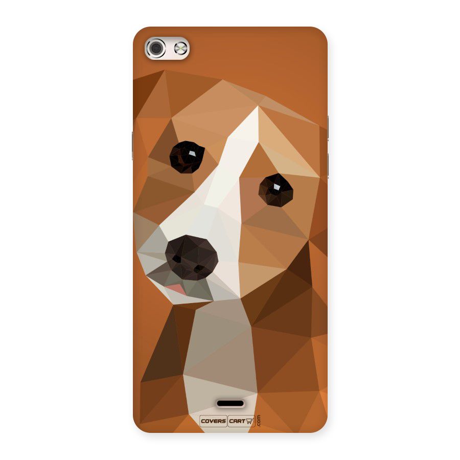 Cute Dog Back Case for Micromax Canvas Silver 5