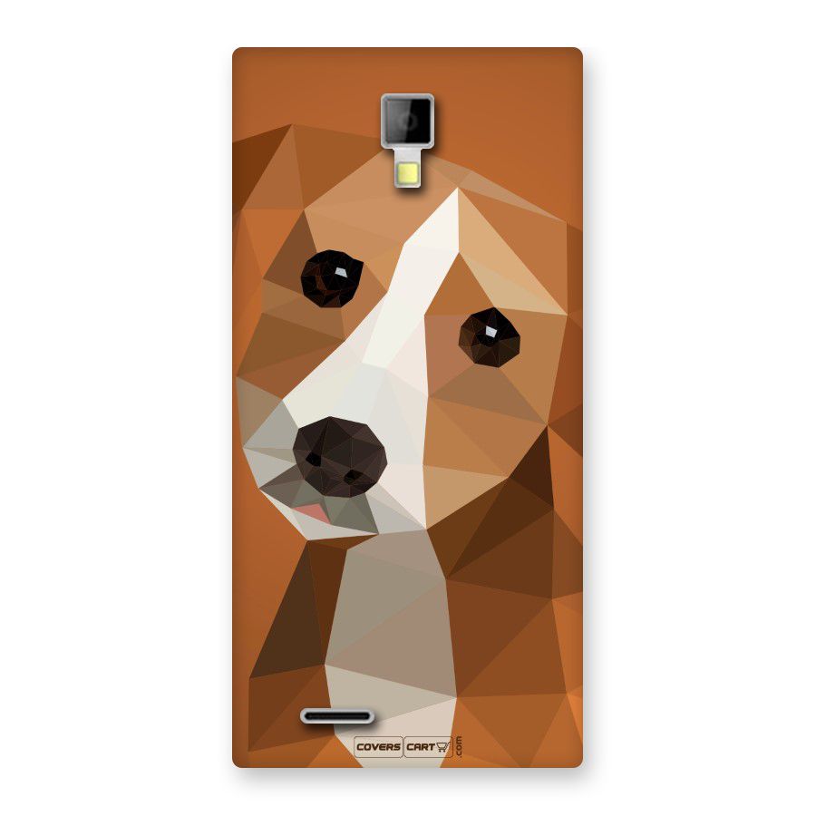 Cute Dog Back Case for Micromax Canvas Xpress A99