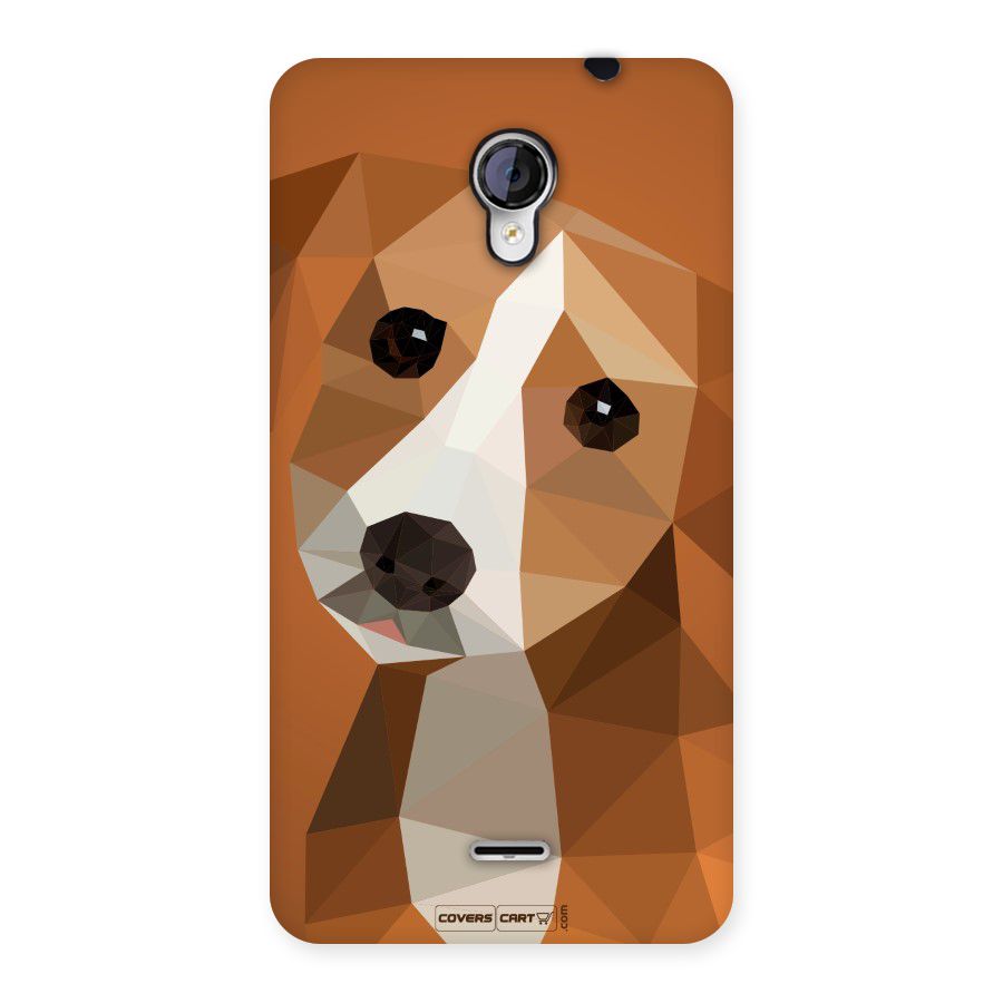Cute Dog Back Case for Micromax Unite 2 A106