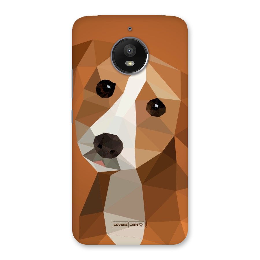Cute Dog Back Case for Moto E4 Plus