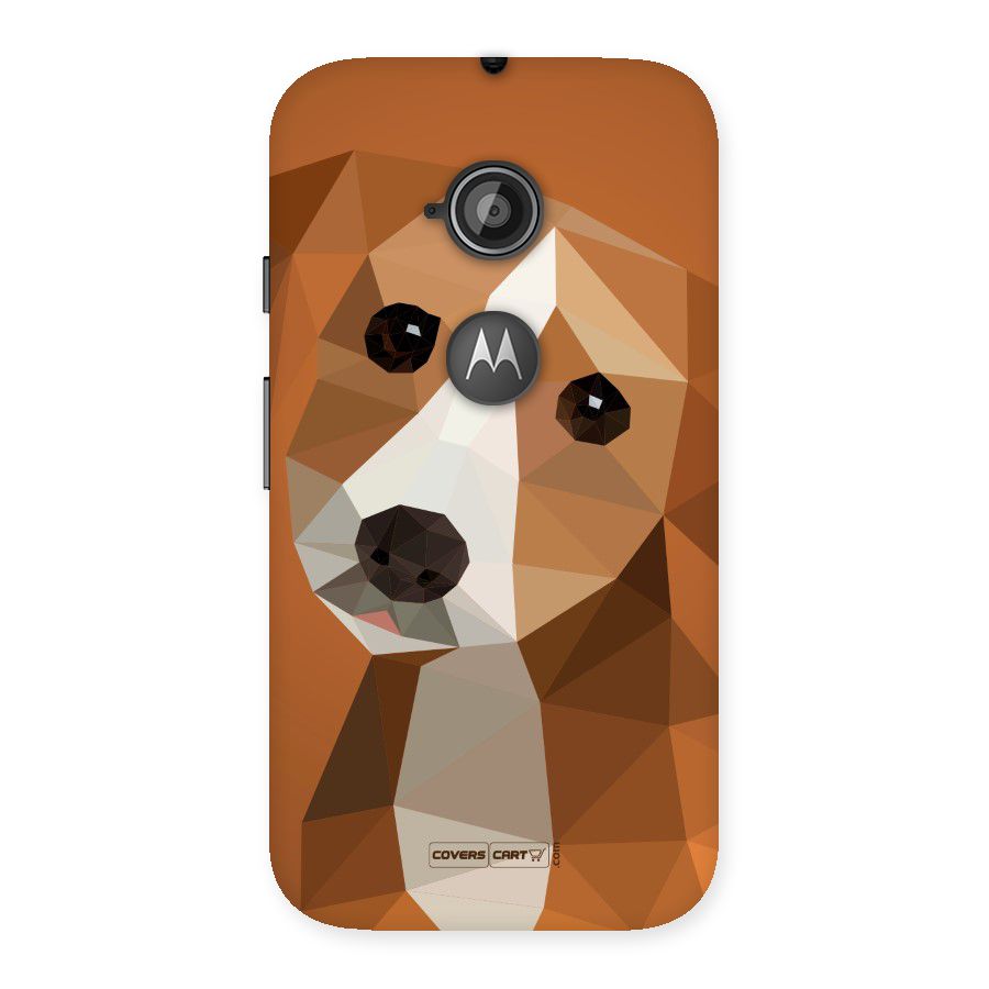 Cute Dog Back Case for Moto E 2nd Gen