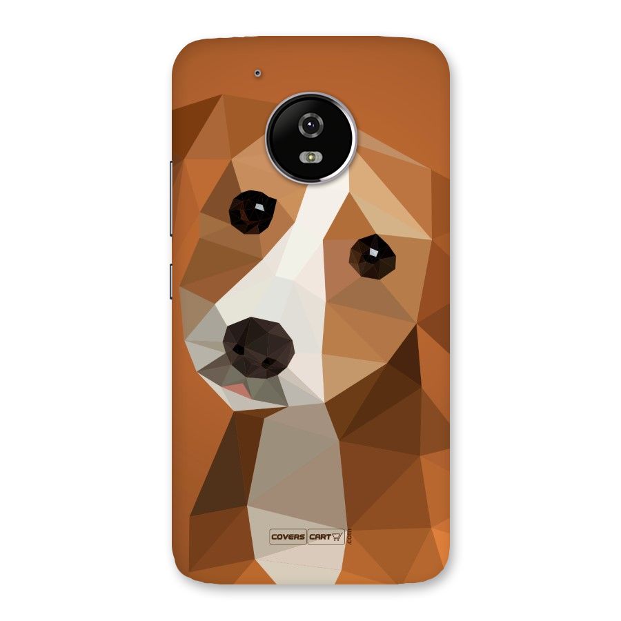 Cute Dog Back Case for Moto G5