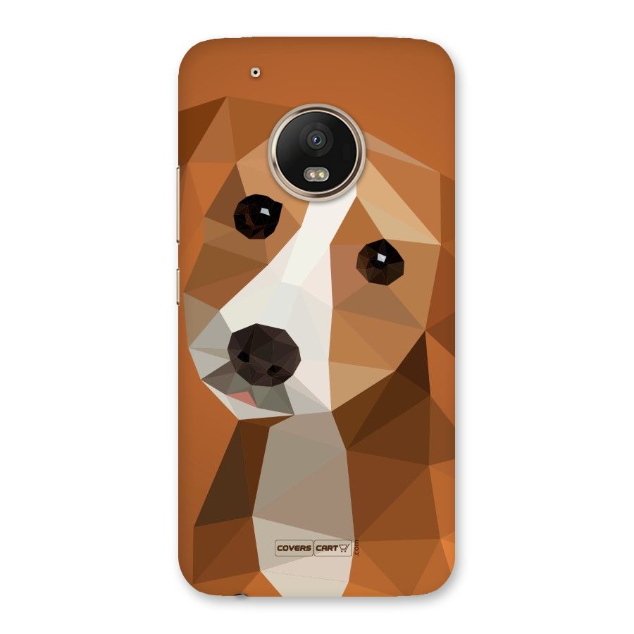 Cute Dog Back Case for Moto G5 Plus