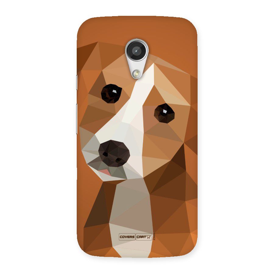 Cute Dog Back Case for Moto G 2nd Gen