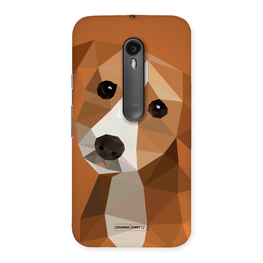 Cute Dog Back Case for Moto G Turbo