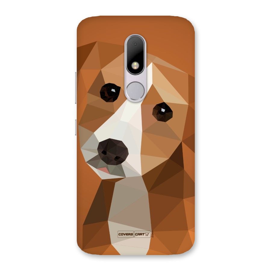 Cute Dog Back Case for Moto M
