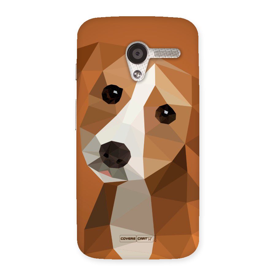 Cute Dog Back Case for Moto X