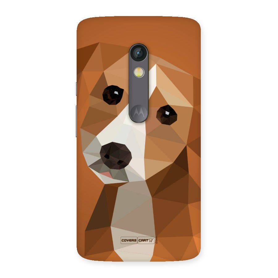 Cute Dog Back Case for Moto X Play