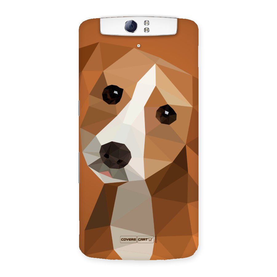Cute Dog Back Case for Oppo N1