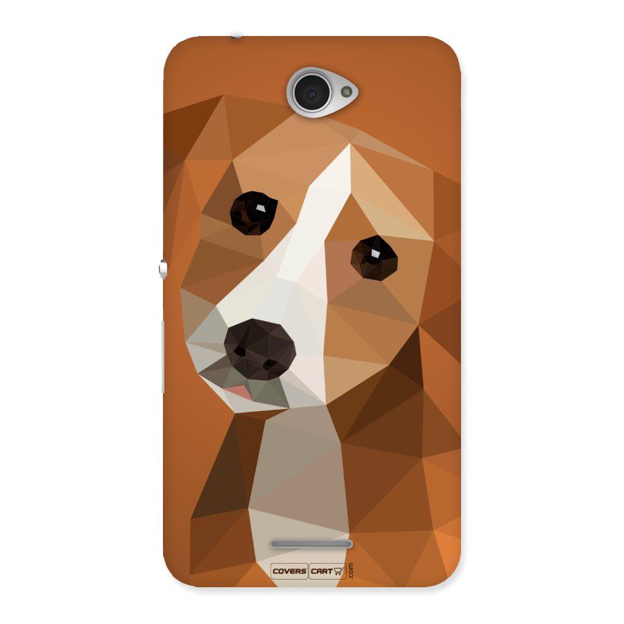 Cute Dog Back Case for Sony Xperia E4