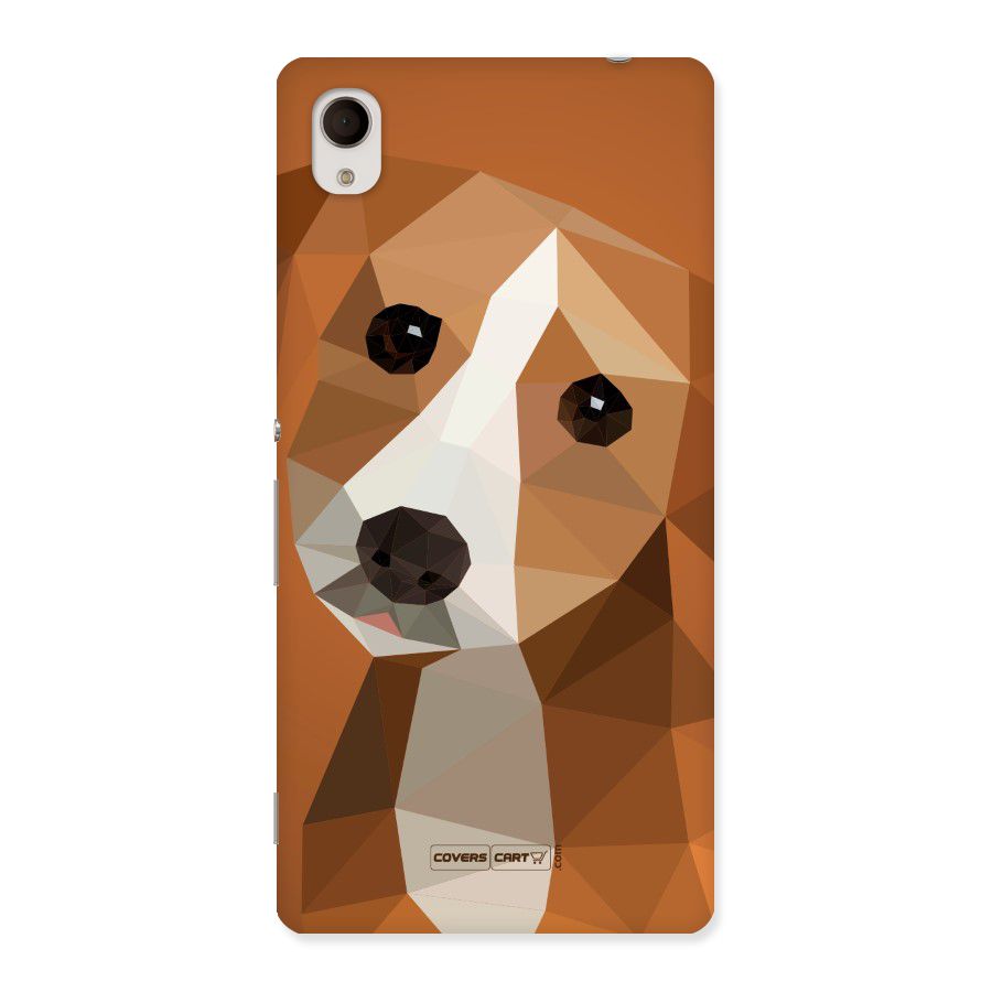 Cute Dog Back Case for Sony Xperia M4