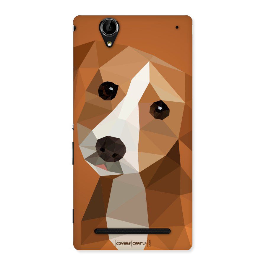 Cute Dog Back Case for Sony Xperia T2