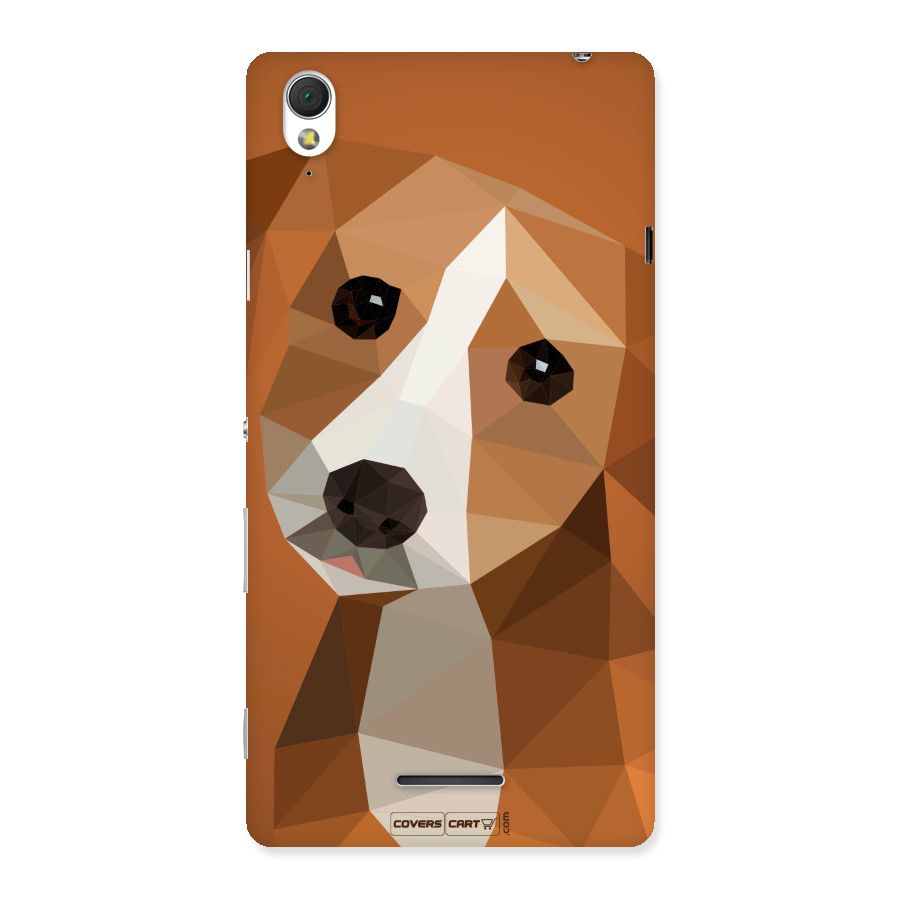 Cute Dog Back Case for Sony Xperia T3
