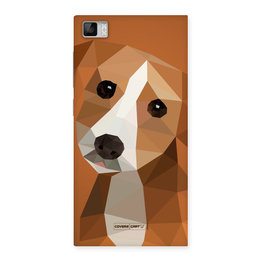 Cute Dog Back Case for Xiaomi Mi3