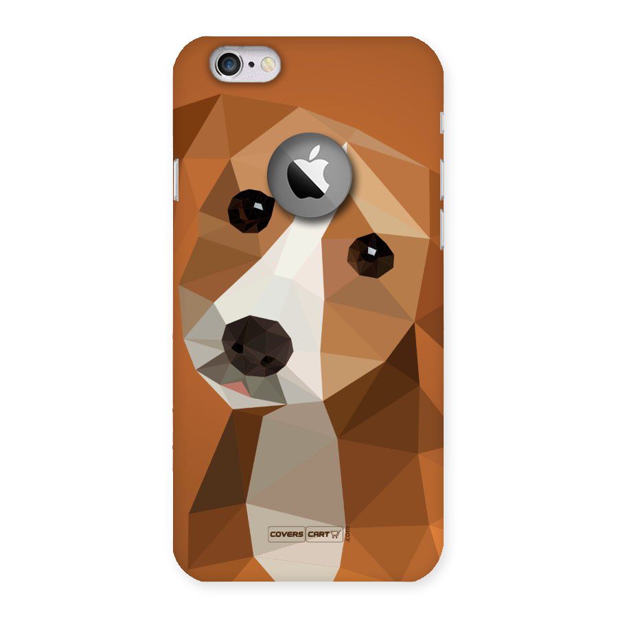 Cute Dog Back Case for iPhone 6 Logo Cut