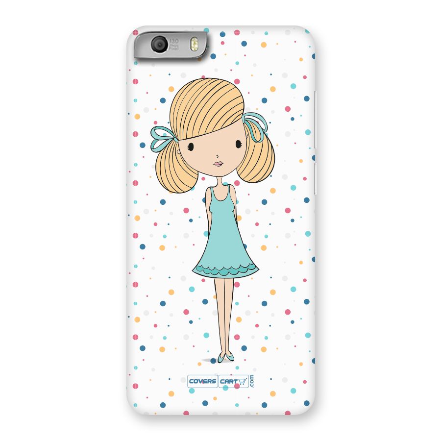 Cute Girl Back Case for Canvas Knight 2