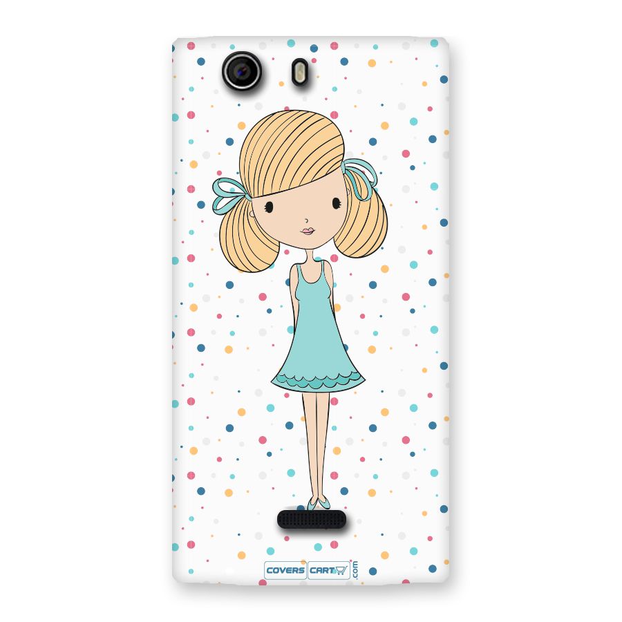 Cute Girl Back Case for Canvas Nitro 2