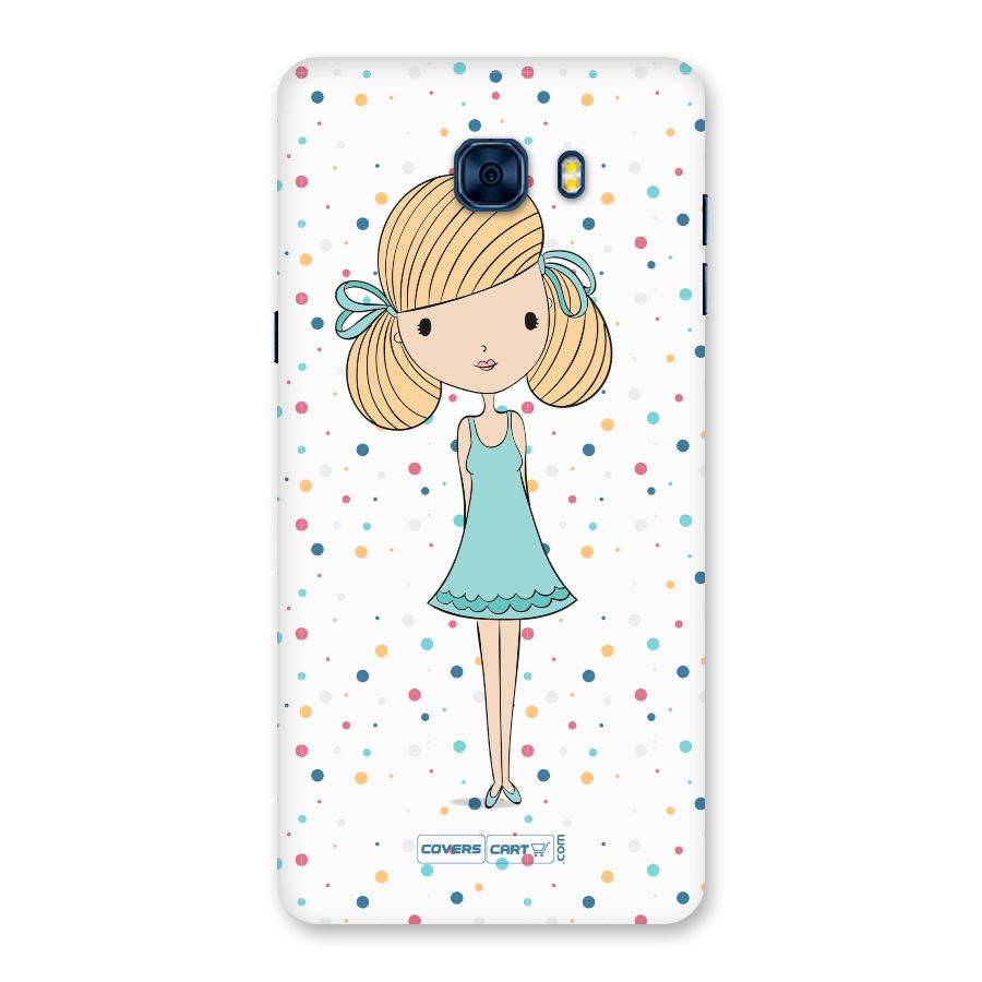 Cute Girl Back Case for Galaxy C7 Pro