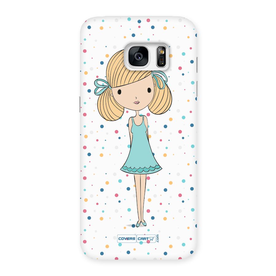 Cute Girl Back Case for Galaxy S7 Edge
