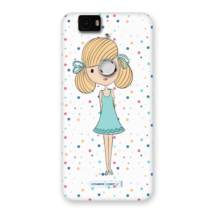 Cute Girl Back Case for Google Nexus 6P