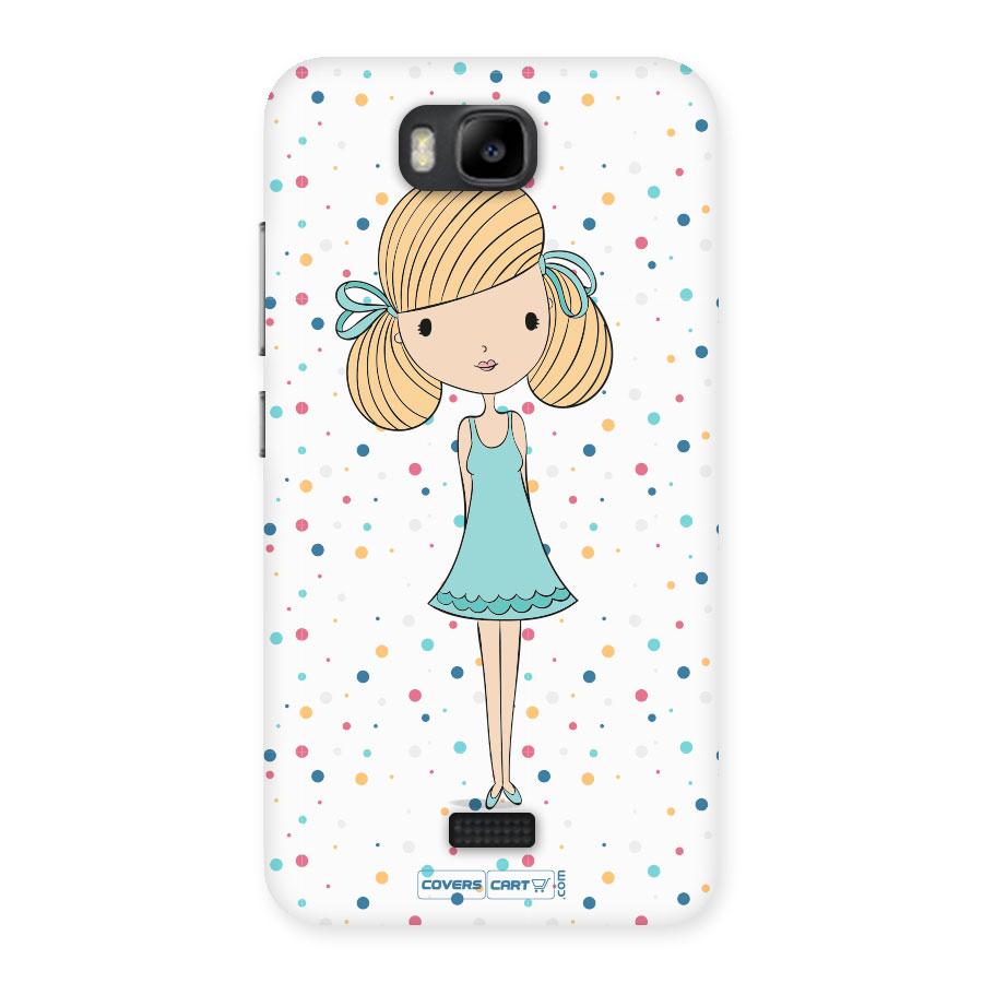 Cute Girl Back Case for Honor Bee